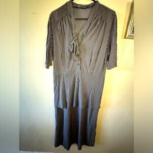 Vintage 60s (?) tie neck dress